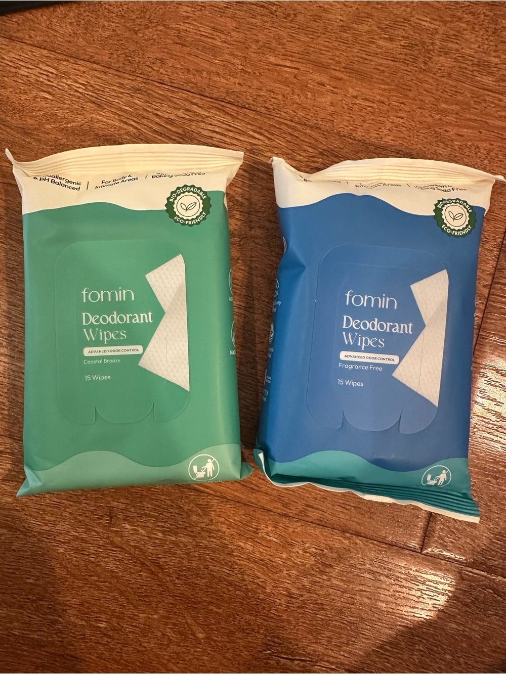 Deodorant Wipes - 30 wipes pack
